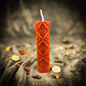 Khrest Cross of Protection and Plenty Pillar Candle Spell Kit - Sacred Balance & Abundance Magic - Brown (Grounding) - Candle Spell Kit