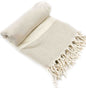 Herringbone Turkish Towel - Beige - Towels