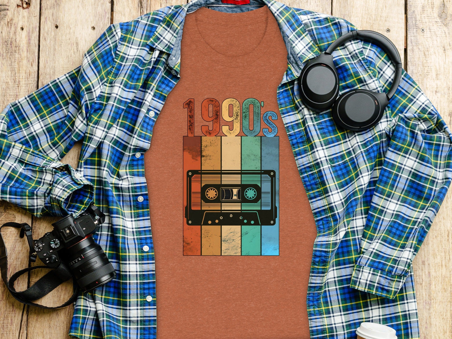 Vintage Cassette Tape with 1990s Design Retro T-Shirt- Cloud 16 Clothing Co.- {{Product type}}