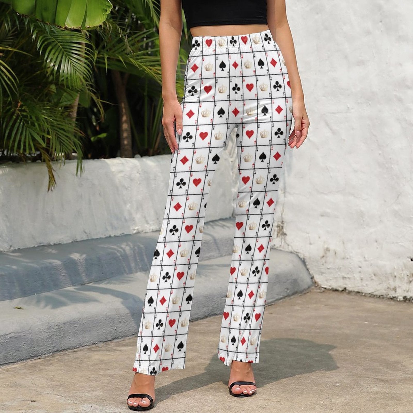 Baha Ranch Vegas Casino Flare Pants - - pants