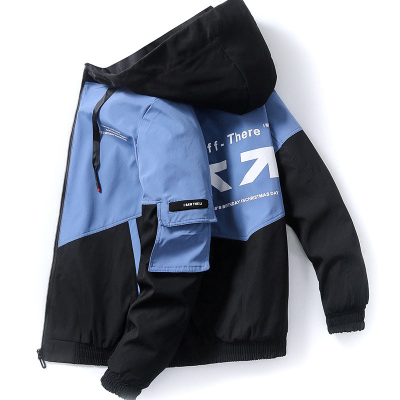 Mens Lightweight Seasonal Jacket - Blue L - jacket
