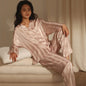 Silk Striped Pajama Set