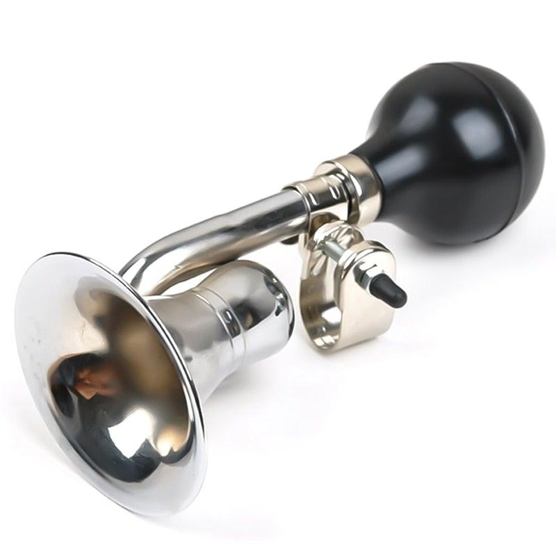 Bicycle Air Horn Safety Bell Ring Handlebar Bicycle Accessories Mountain Road Bike Cycling Loud Bells Alloy Trumpet Honking Bike Horn For Adults Classic Bugle Horn Metal Squeeze Horn For Golf Cart Fits All Bicycle Handle Bar Loud Sounds - - ST90SP889JHO