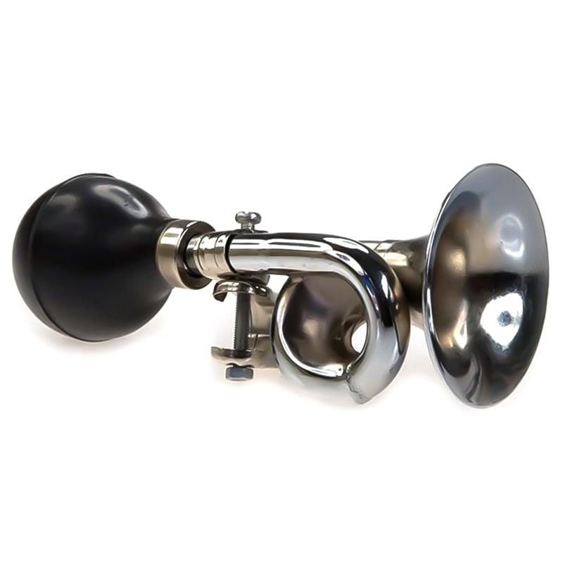 Bicycle Air Horn Safety Bell Ring Handlebar Bicycle Accessories Mountain Road Bike Cycling Loud Bells Alloy Trumpet Honking Bike Horn For Adults Classic Bugle Horn Metal Squeeze Horn For Golf Cart Fits All Bicycle Handle Bar Loud Sounds - - ST90SP889JHO