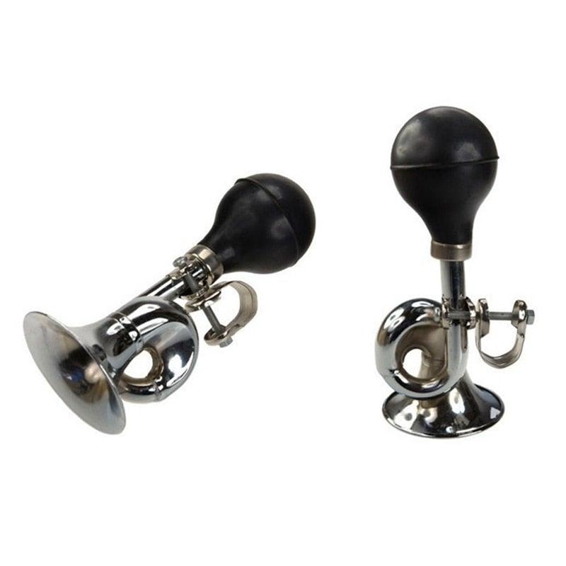 Bicycle Air Horn Safety Bell Ring Handlebar Bicycle Accessories Mountain Road Bike Cycling Loud Bells Alloy Trumpet Honking Bike Horn For Adults Classic Bugle Horn Metal Squeeze Horn For Golf Cart Fits All Bicycle Handle Bar Loud Sounds - - ST90SP889JHO