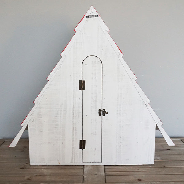 Red Roof Multi Tiered Functional Birdhouse - - Sale