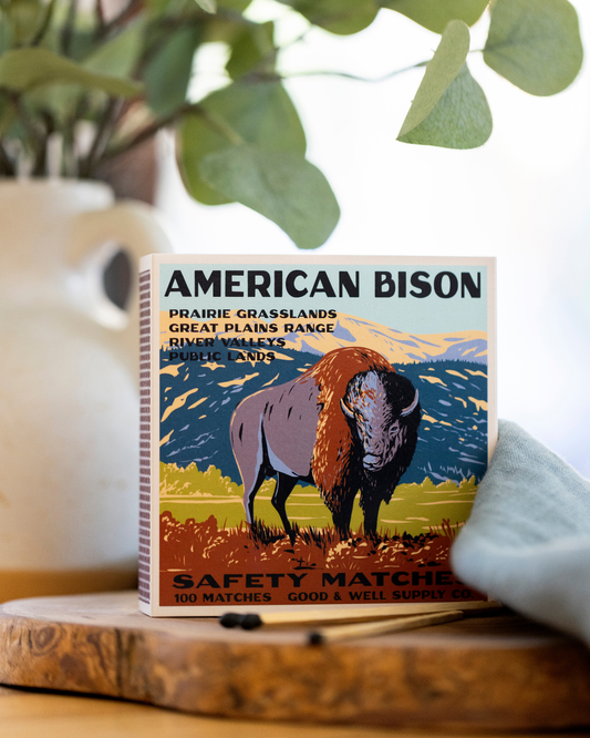 American Bison Cabin Matches - - matches