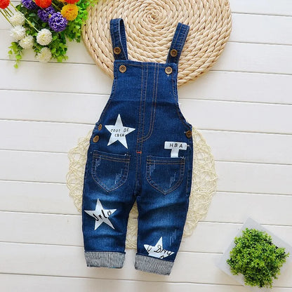 Toddler Denim Overalls Dark blue 9-12M