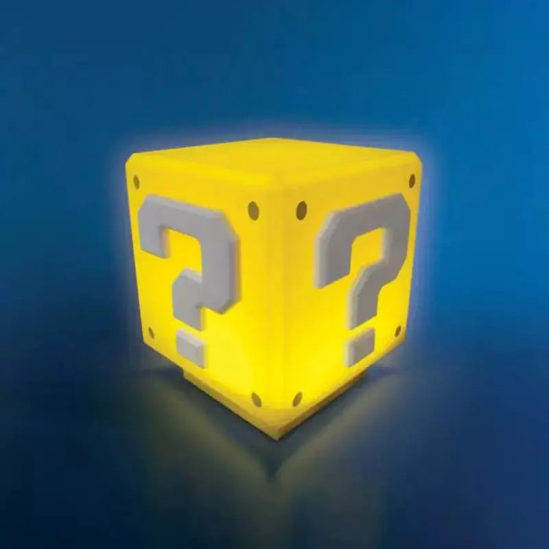 Children's Bedroom Bedside Lamp Led Night Light Usb Super Game Question Mark Anime Desktop Table Lamp Kia Day Design