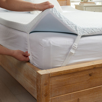 2-Inch Gel Memory Foam Mattress Topper - - Mattress Pads
