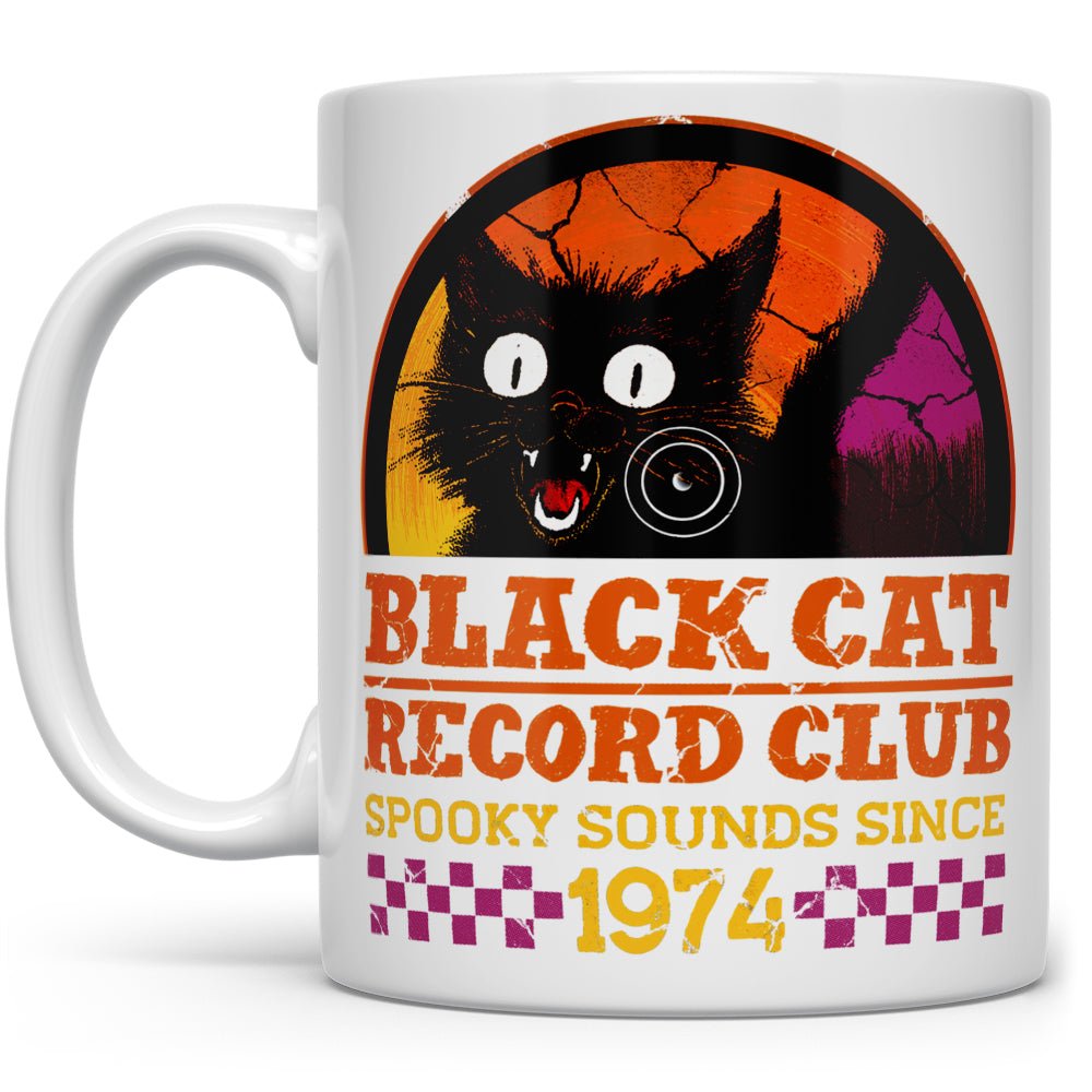 Black Cat Record Club Mug - 11oz -