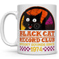 Black Cat Record Club Mug - 11oz -