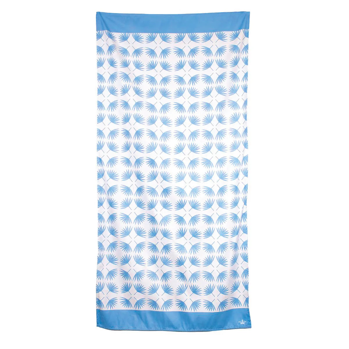 Blue Boca Raton Microfiber Beach Towel - -