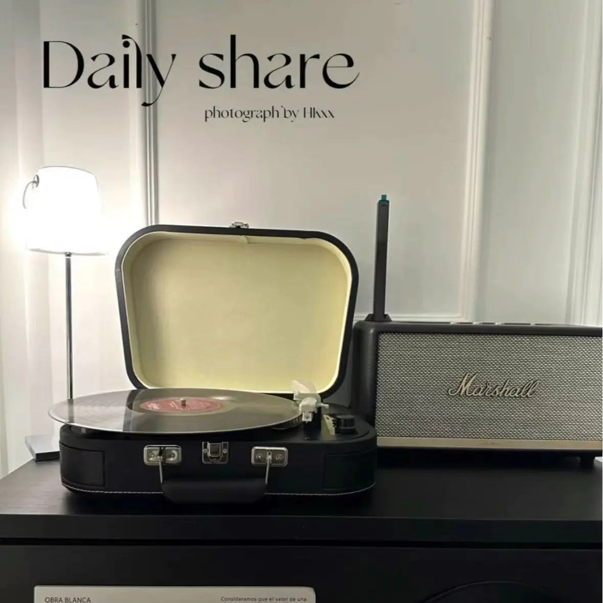 Retro Bluetooth Vinyl Record Player and Speaker Unit - Kia Day Design