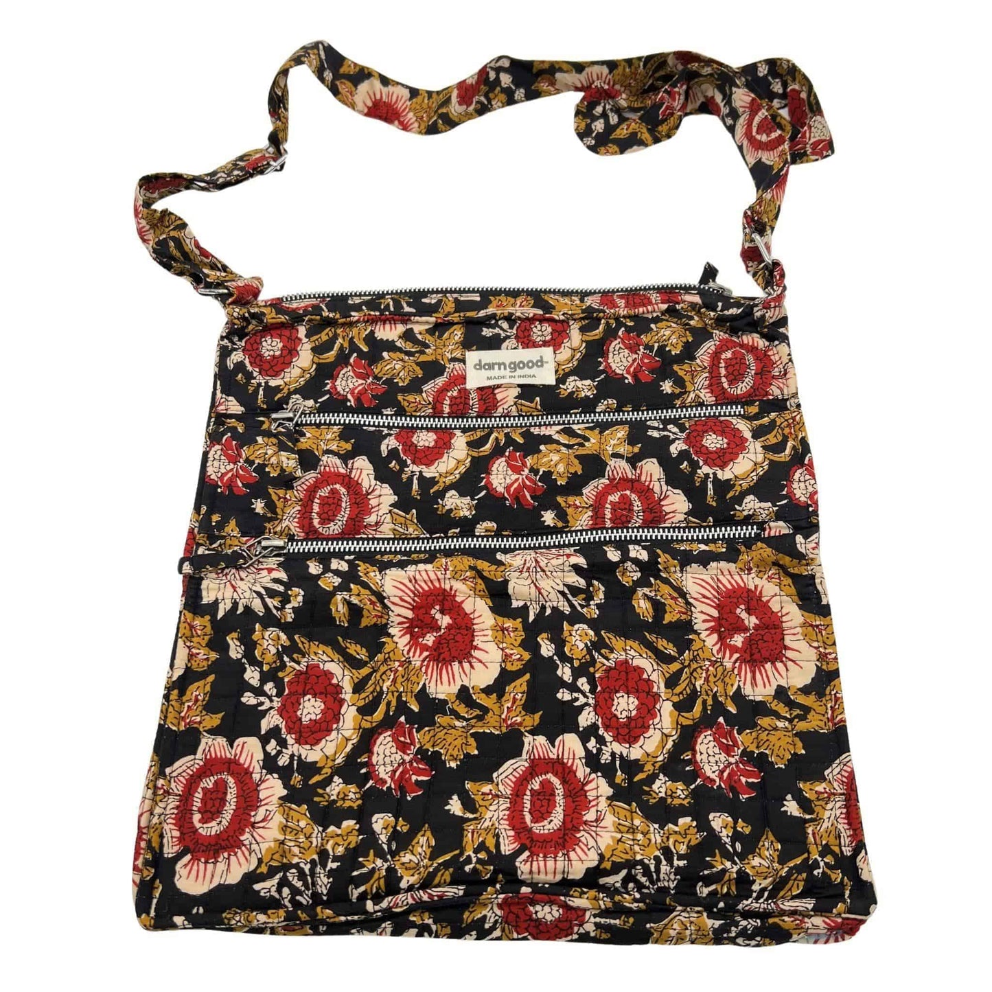 Boho Hippie Crossbody Bag - -