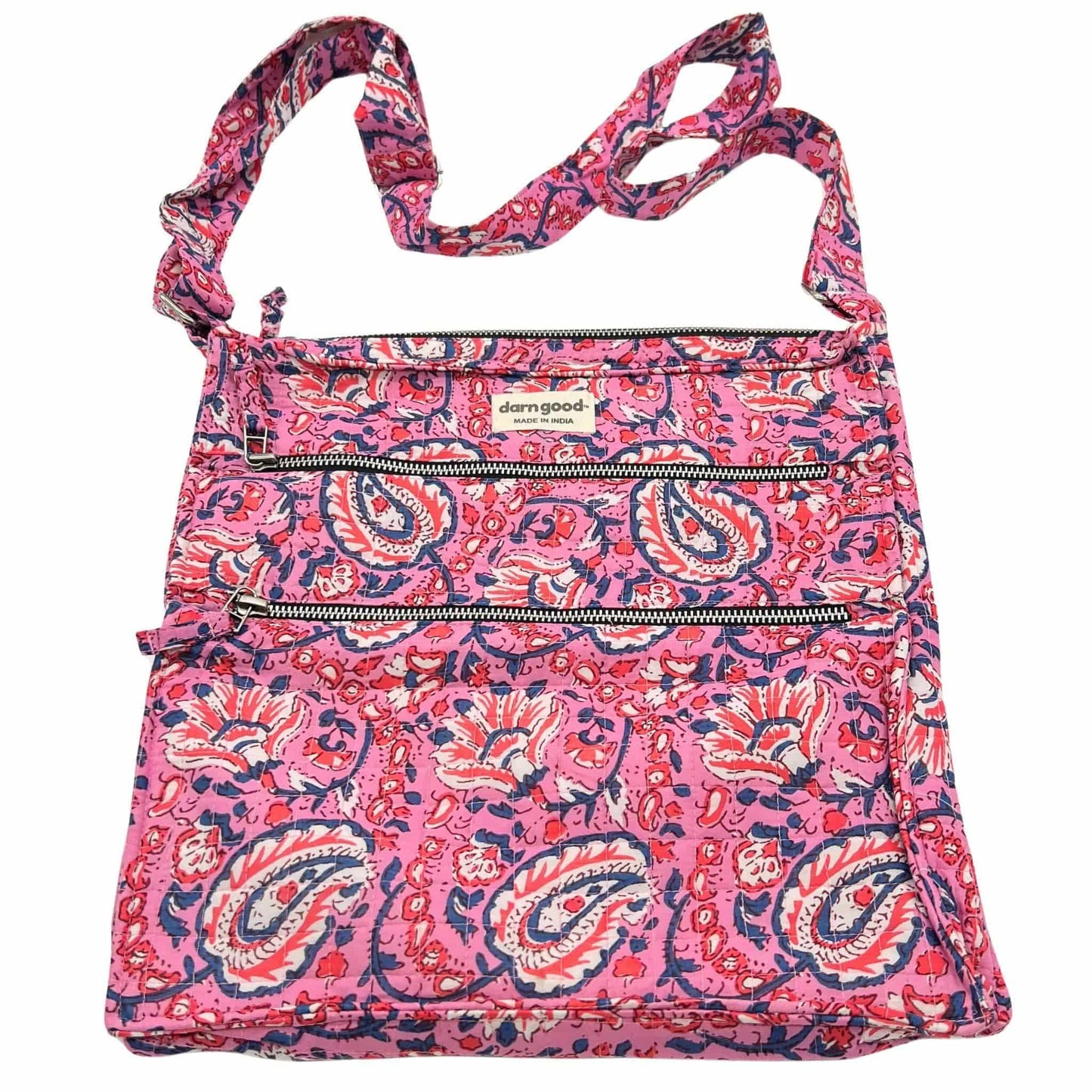 Boho Hippie Crossbody Bag - -