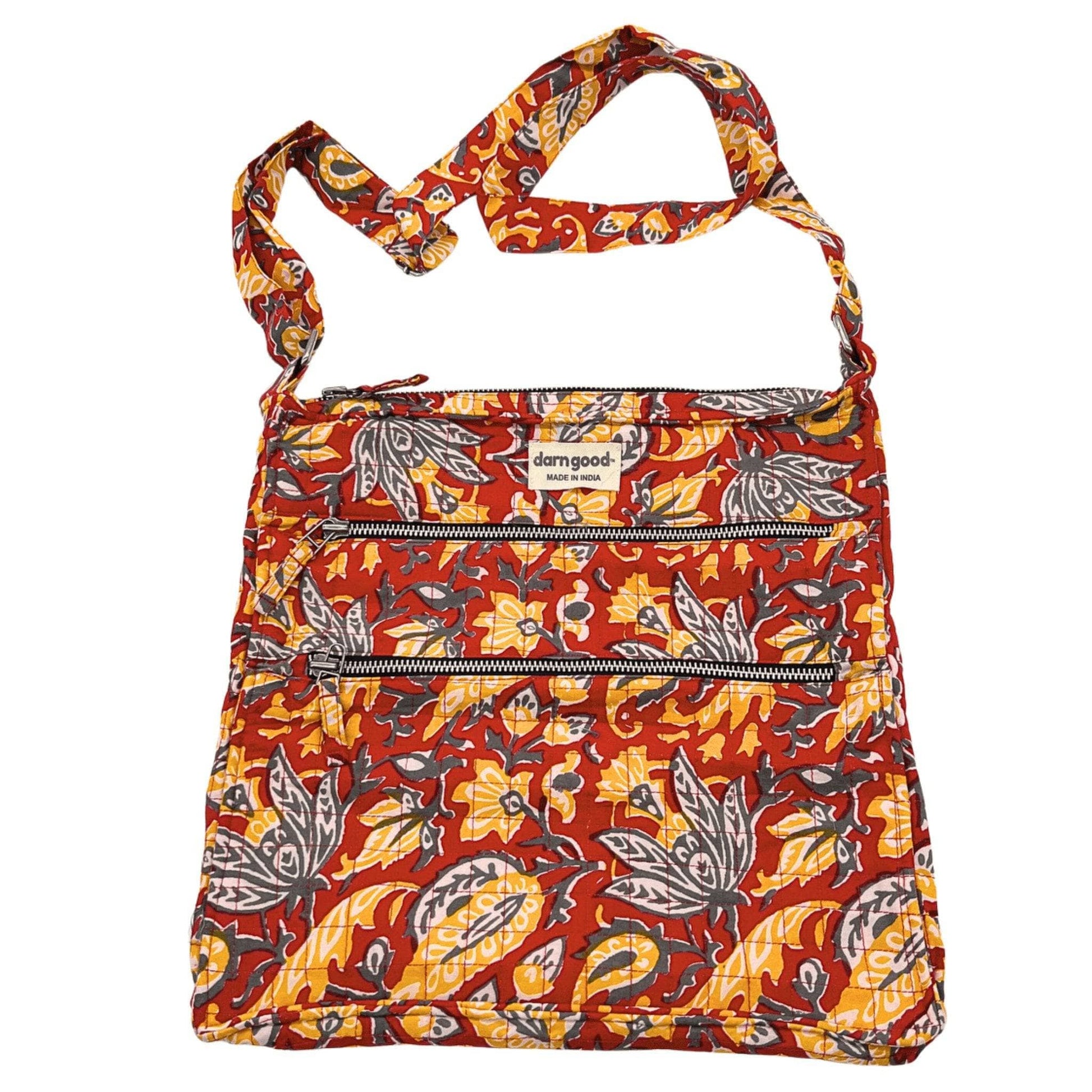 Boho Hippie Crossbody Bag - -