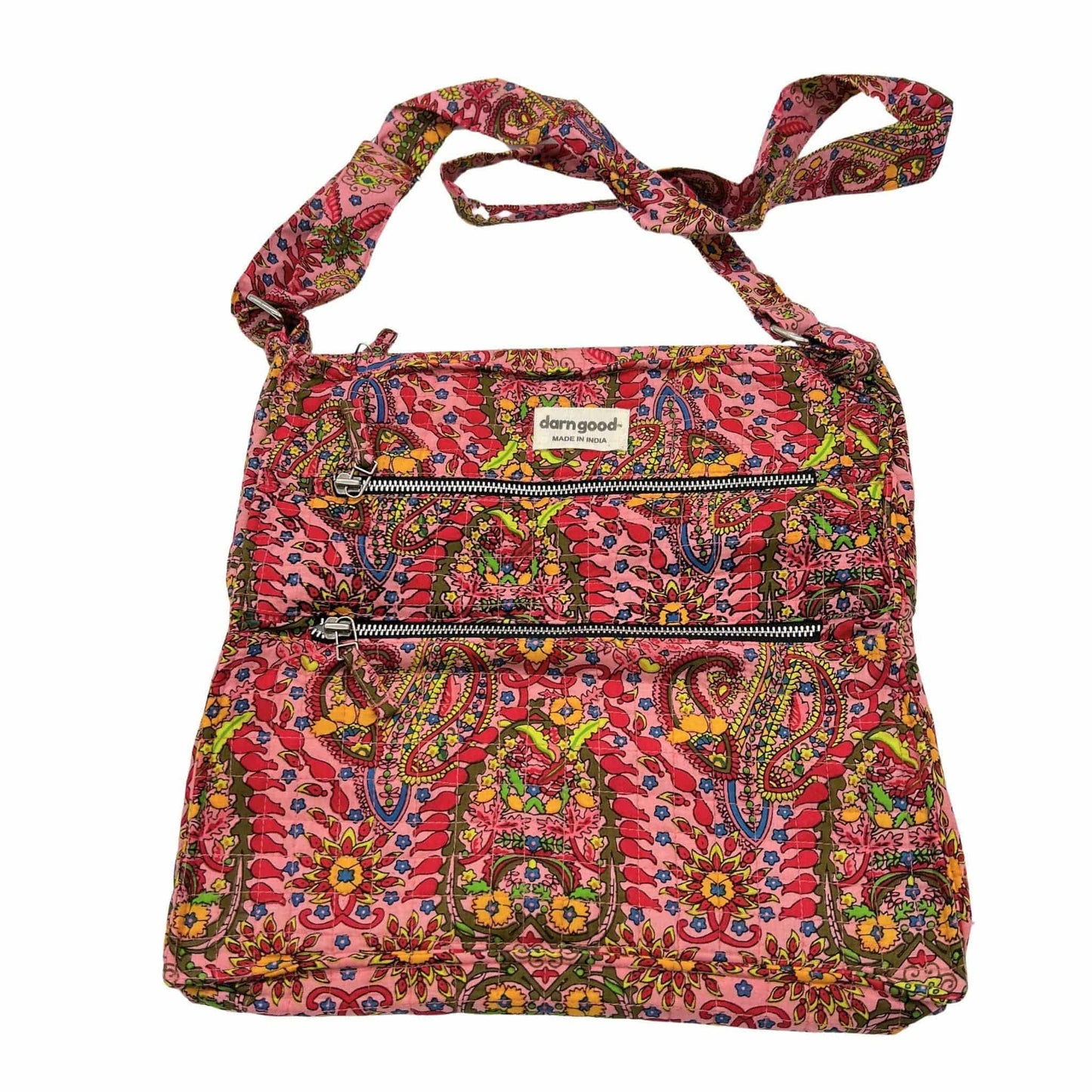Boho Hippie Crossbody Bag - -