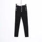 High Waist Button Down Thick Jeans for Women - Kia Day Design