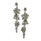 Bubble Stone Cluster Dangle Evening Earrings - BlackDiamond - Earrings