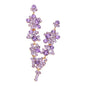 Bubble Stone Cluster Dangle Evening Earrings - Violet - Earrings
