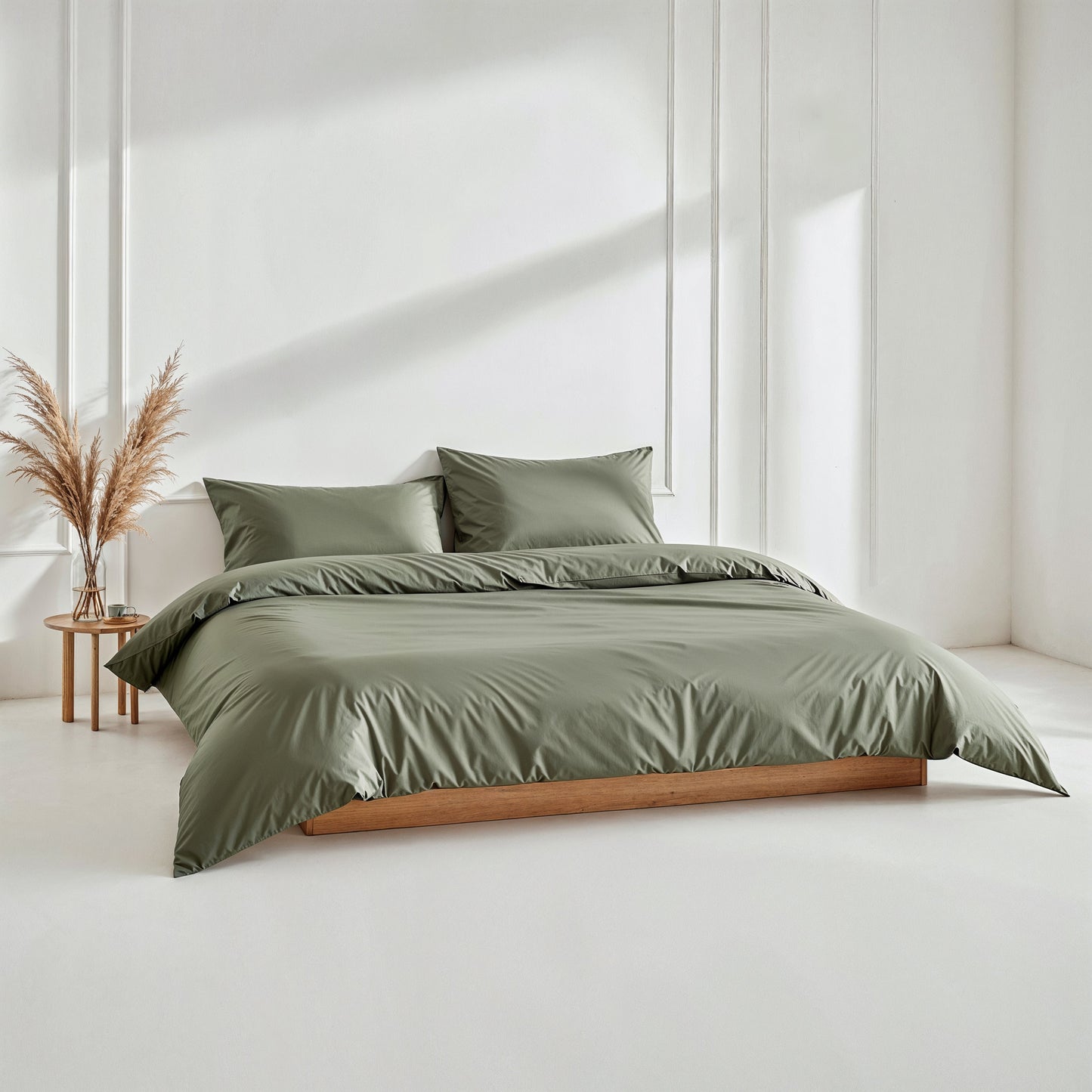 Luxe Australian Sateen Bedding Bundle - Moss - Home - Bed