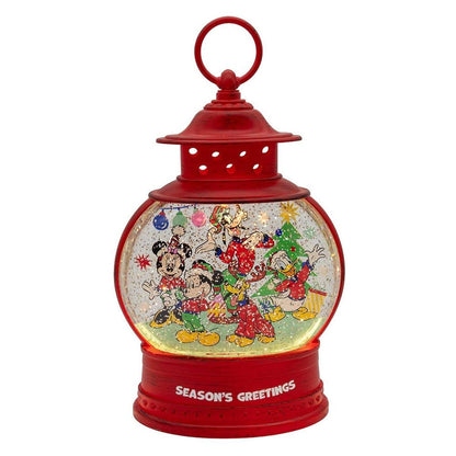 Kurt Adler 10-Inch Disney Lantern with Spinning Glitter Water - - Christmas Decor