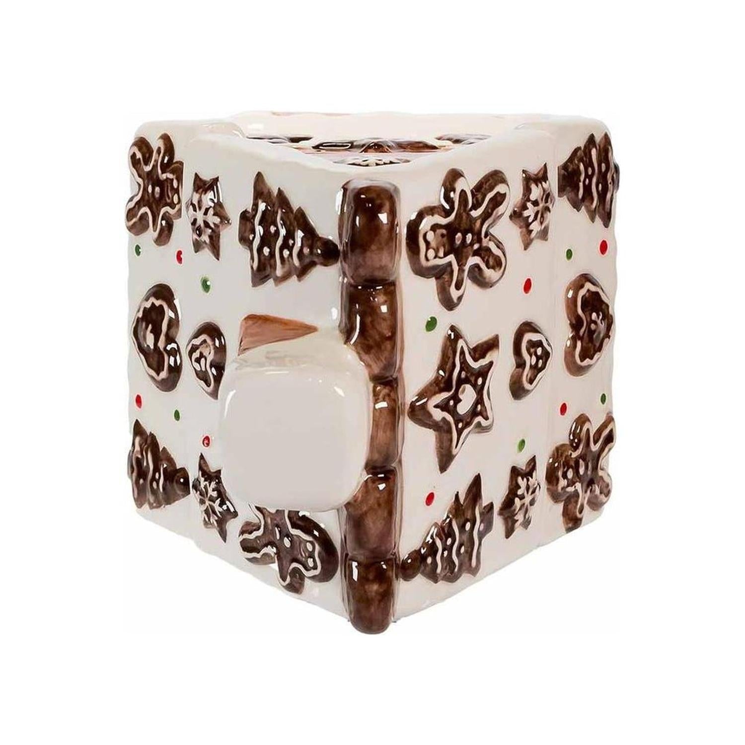 Kurt Adler 10.2" Gingerbread House Cookie Jar - - Christmas Decor