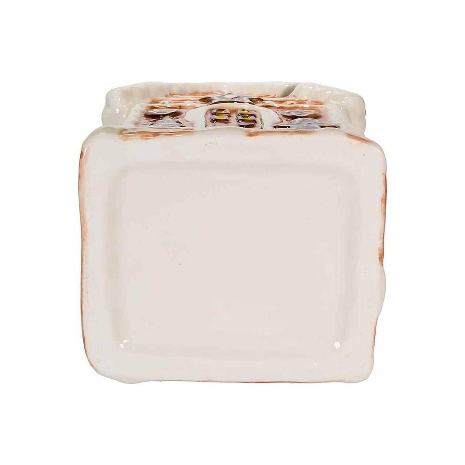 Kurt Adler 10.2" Gingerbread House Cookie Jar - - Christmas Decor