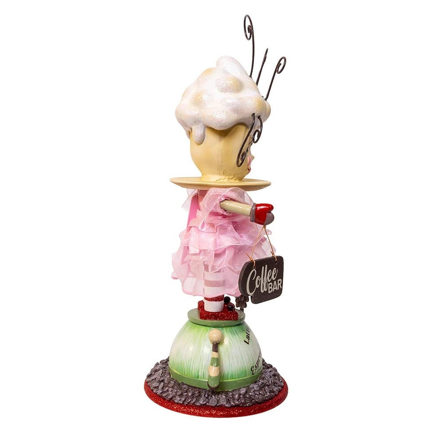 Kurt Adler 12-Inch Hollywood Nutcrackers Coffee Girl Nutcracker - - Nutcracker