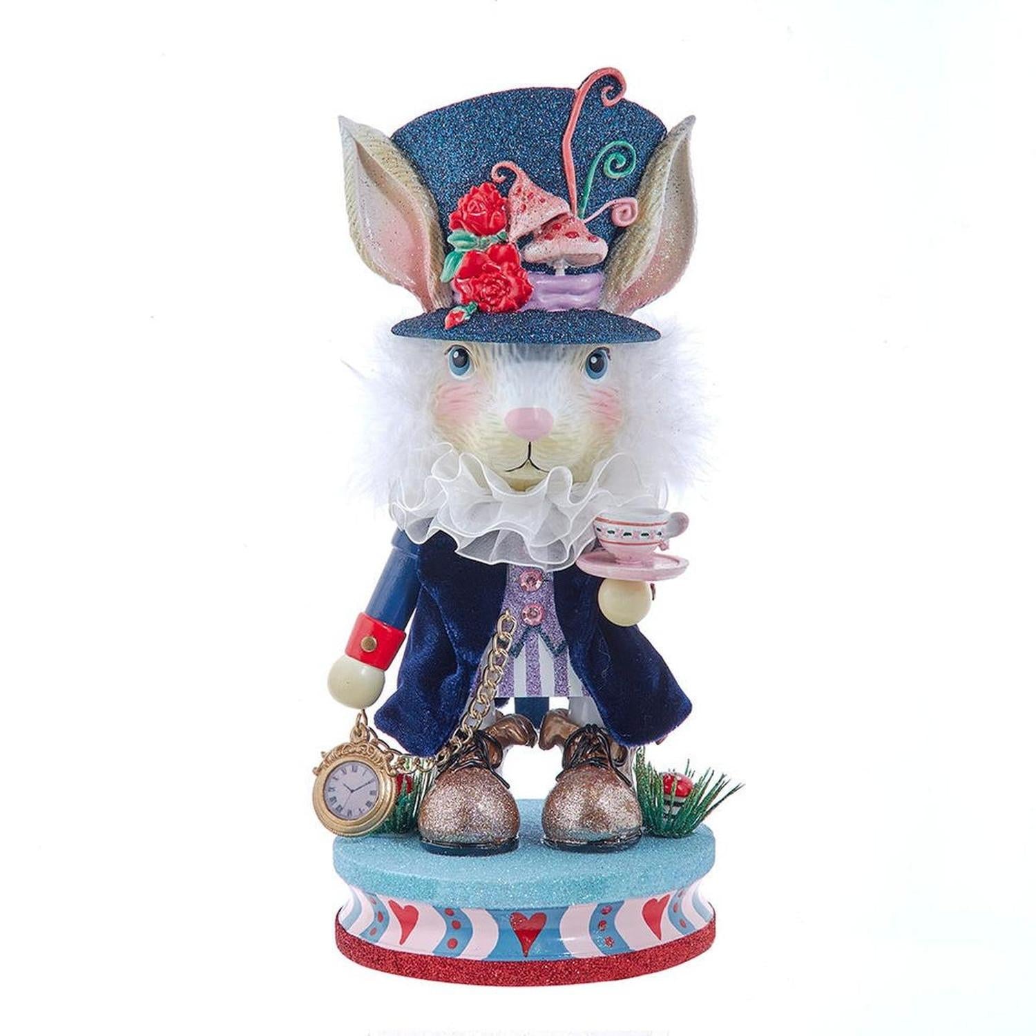 Kurt Adler 12-Inch Hollywood Nutcrackers White Rabbit Nutcracker - - Nutcracker
