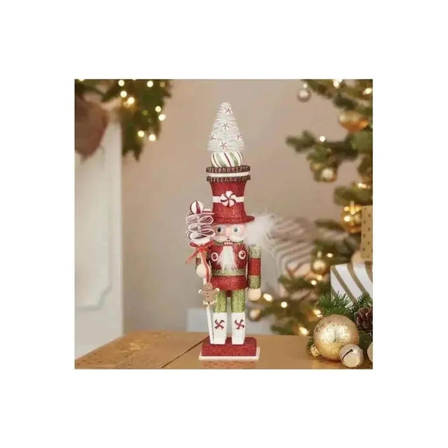 Kurt Adler 13.5" Hollywood Nutcrackers™ Candy Soldier- Michelle's aDOORable Creations- {{Product type}}