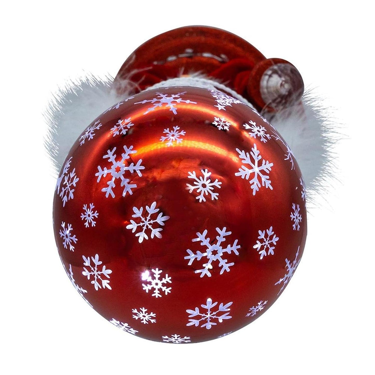 Kurt Adler 14.5-Inch Musical Red Soldier With Water Globe Nutcracker - - Nutcracker