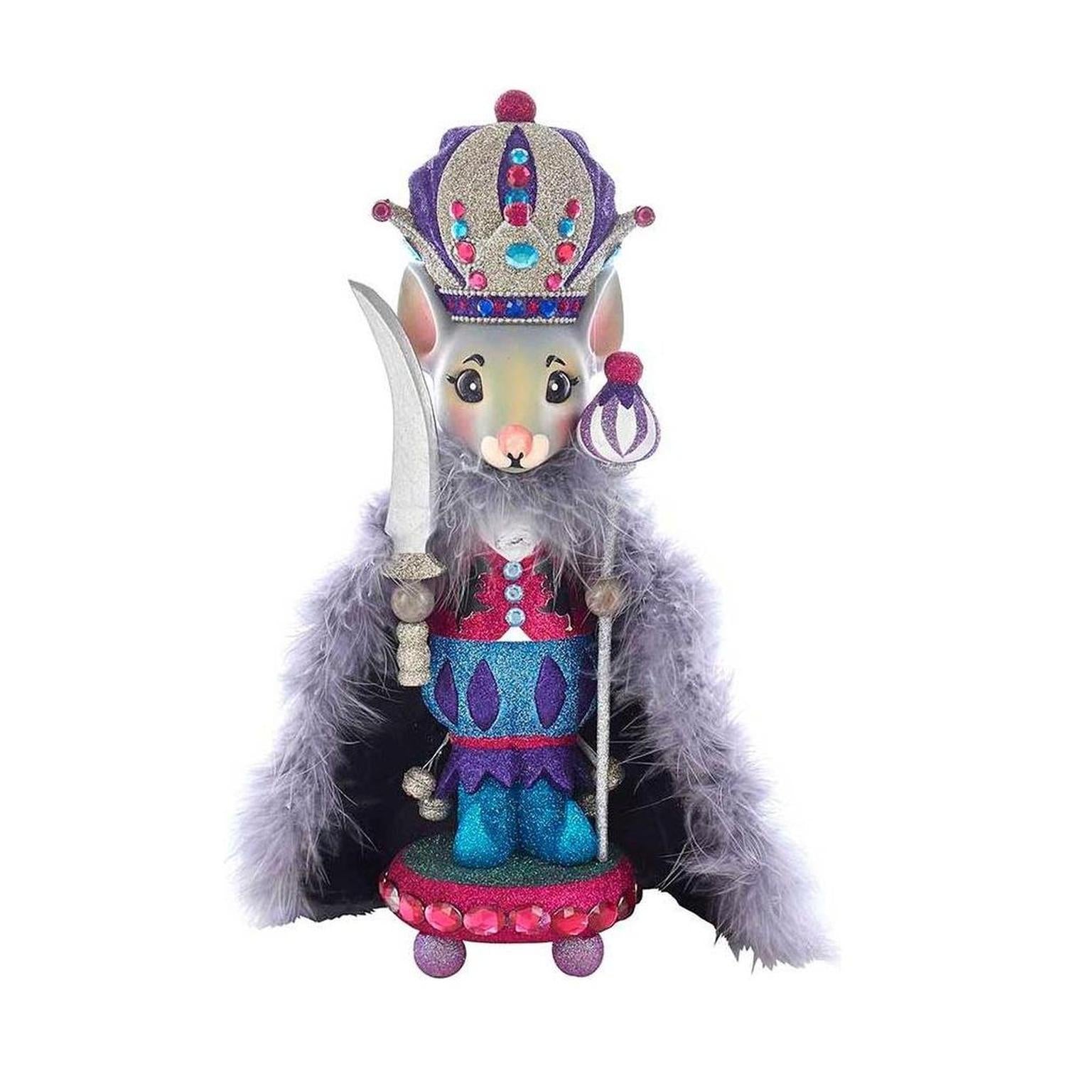 Kurt Adler 15" Hollywood Mouse King Nutcracker - - Nutcrackers