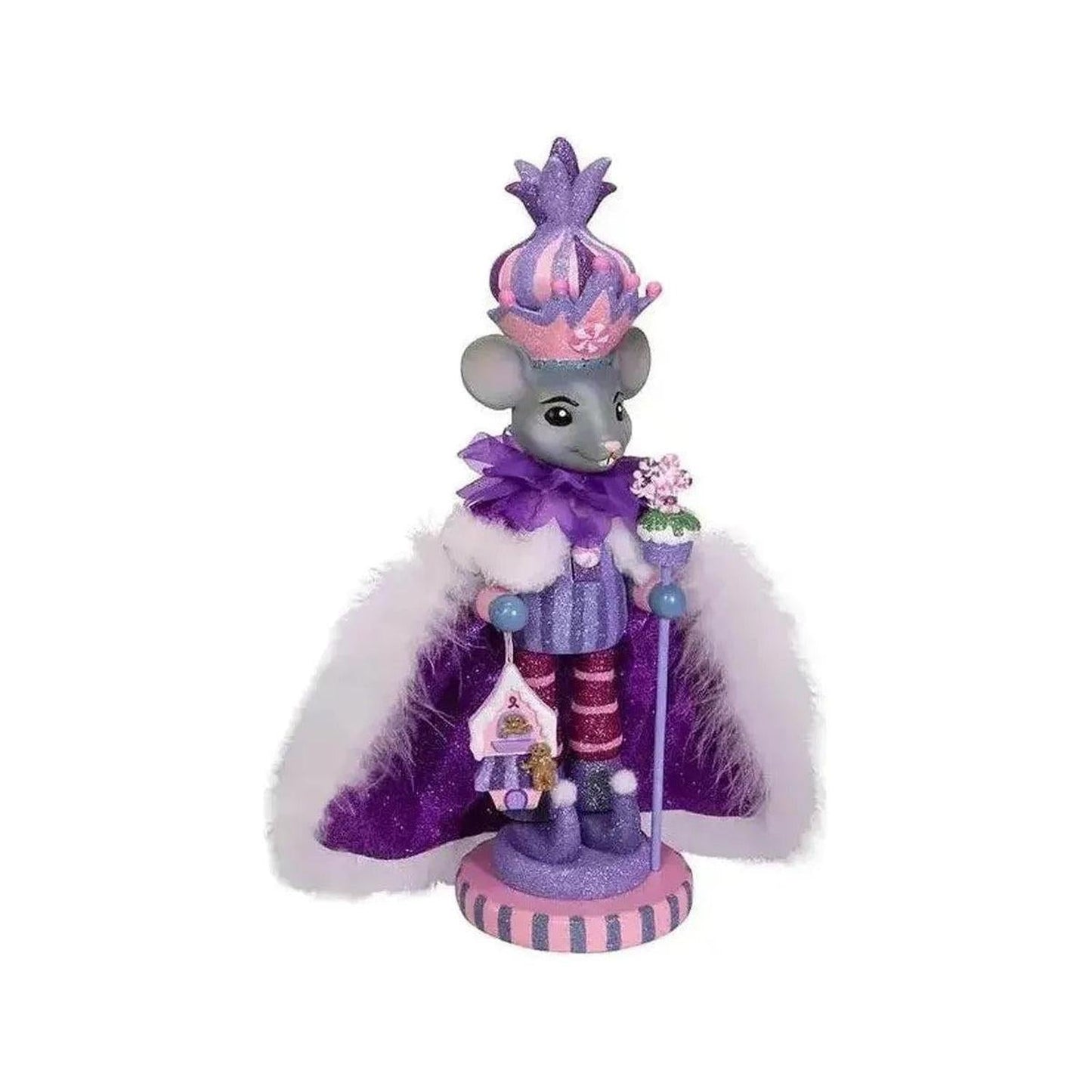 Kurt Adler 15" Hollywood Nutcrackers™ Sugar Plum Mouse King - - Nutcrackers