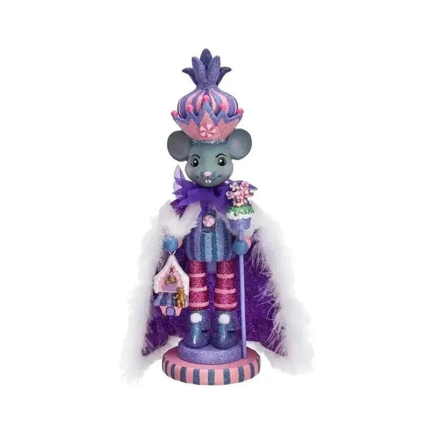 Kurt Adler 15" Hollywood Nutcrackers™ Sugar Plum Mouse King - - Nutcrackers