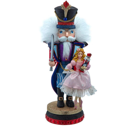 Kurt Adler 15-Inch Hollywood Nutcrackers Prince with Clara Nutcracker - - Nutcracker