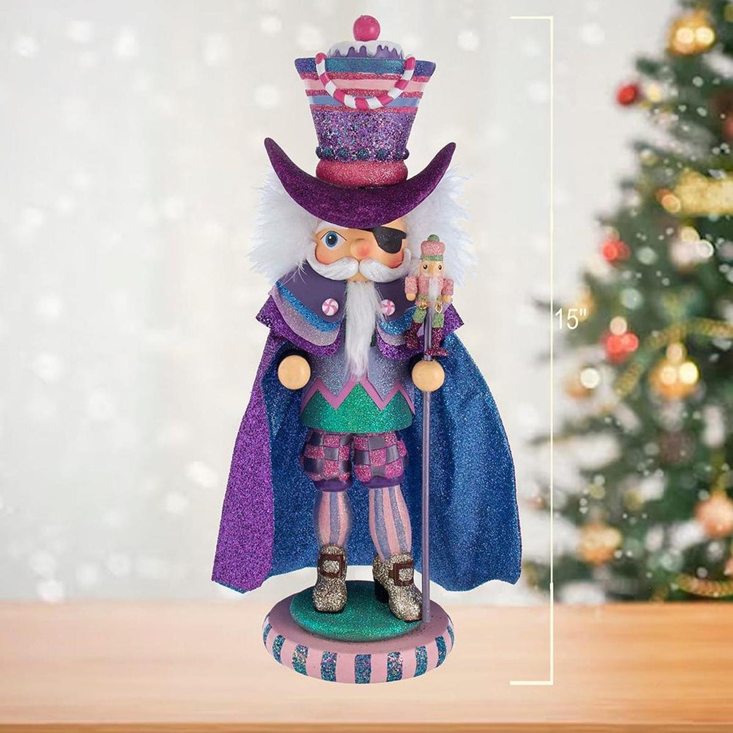 Kurt Adler 15-Inch Hollywood Sugar Plum Drosselmeyer Nutcracker - - Nutcracker