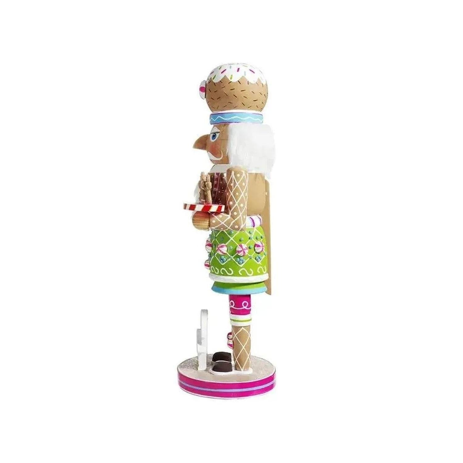 Kurt Adler 16-Inch Wooden Gingerbread Nutcracker - - Nutcrackers