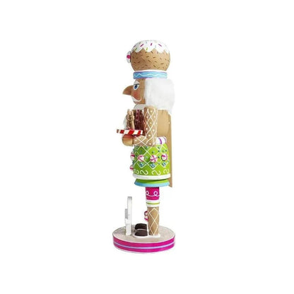 Kurt Adler 16-Inch Wooden Gingerbread Nutcracker - - Nutcrackers
