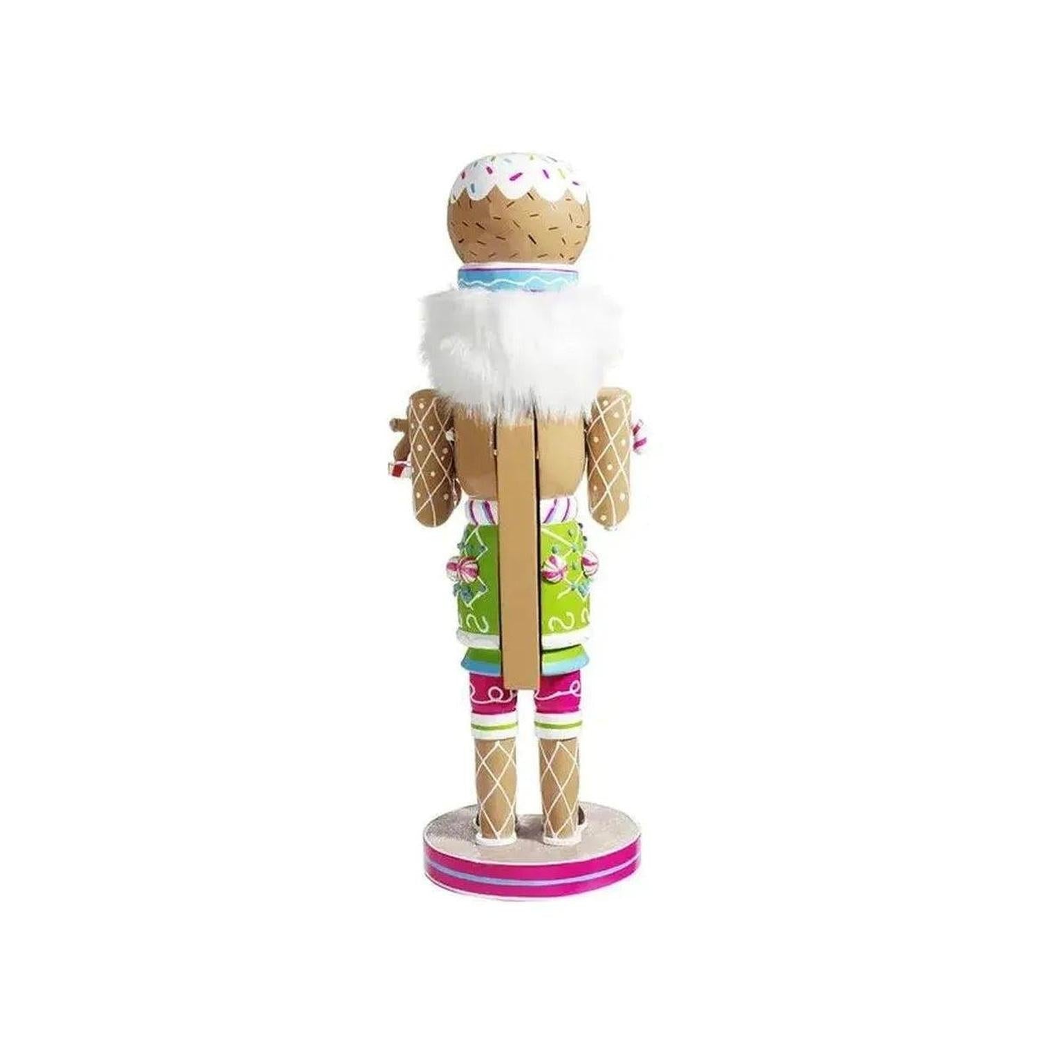 Kurt Adler 16-Inch Wooden Gingerbread Nutcracker - - Nutcrackers