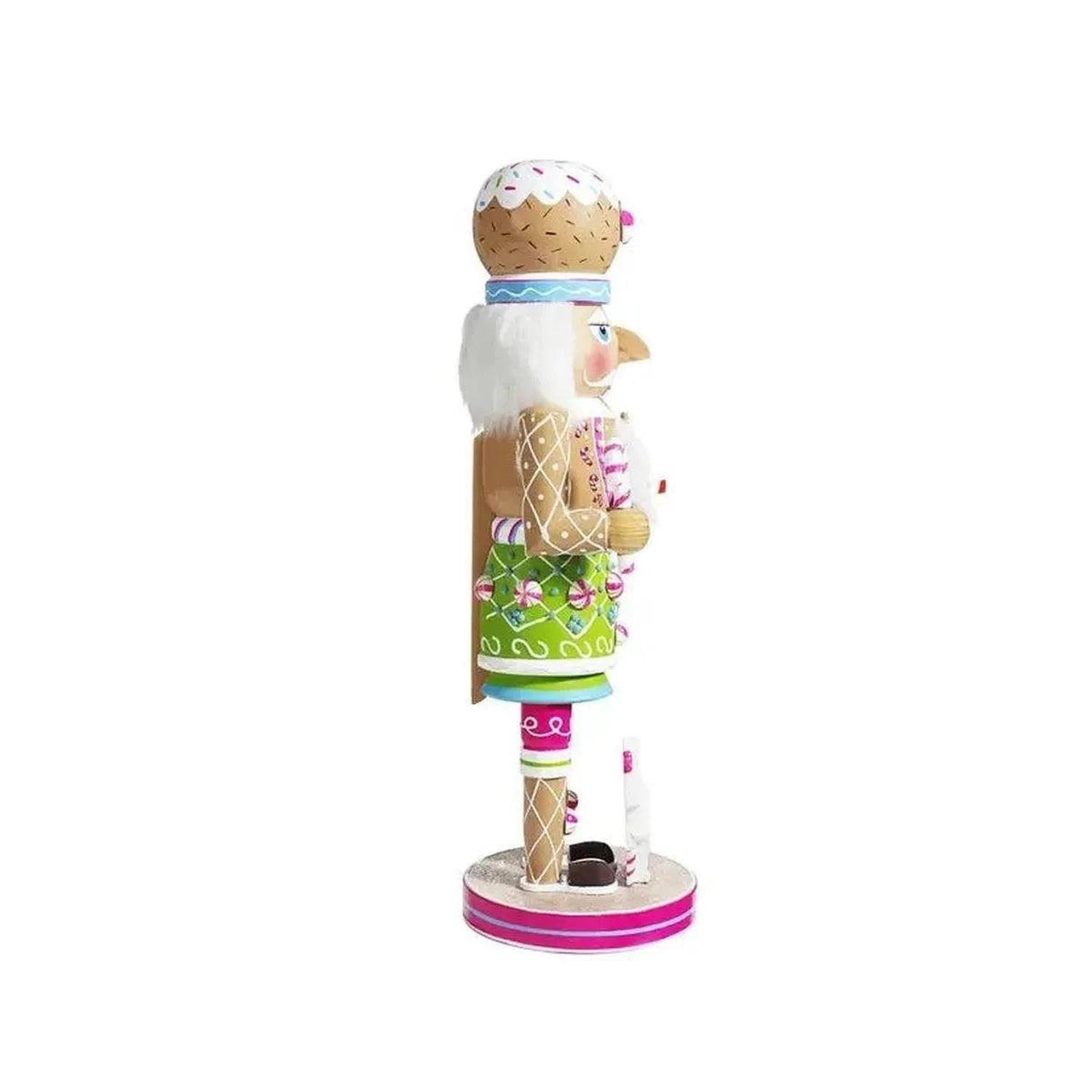Kurt Adler 16-Inch Wooden Gingerbread Nutcracker - - Nutcrackers