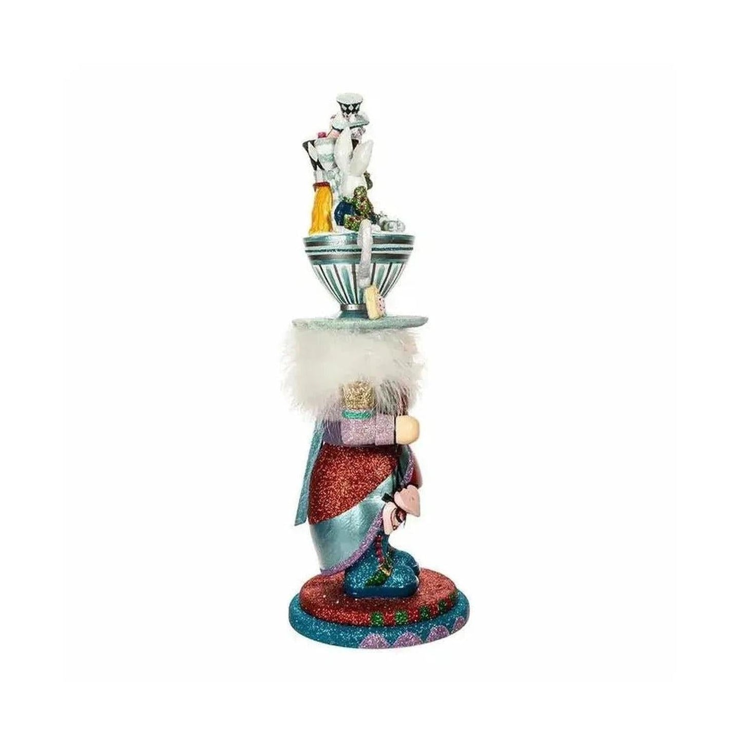 Kurt Adler 18" Hollywood Nutcrackers™ Alice Teacup Hat Nutcracker- Michelle's aDOORable Creations- {{Product type}}