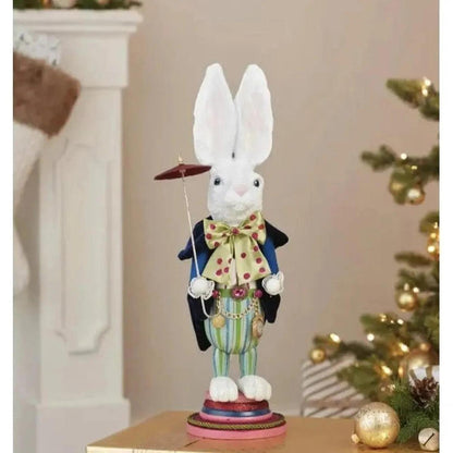 Kurt Adler 18" Hollywood Nutcrackers™ White Rabbit Nutcracker - - Nutcrackers