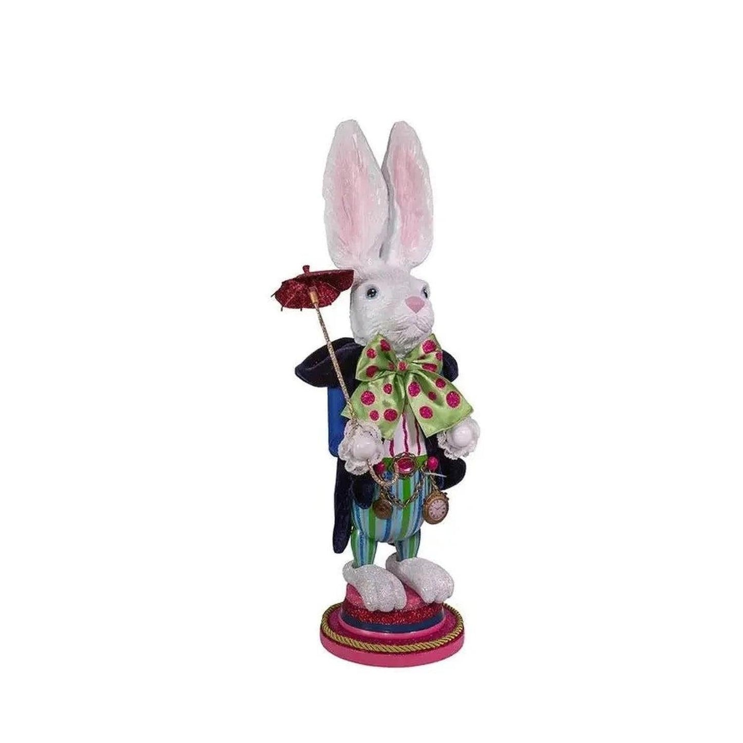 Kurt Adler 18" Hollywood Nutcrackers™ White Rabbit Nutcracker - - Nutcrackers