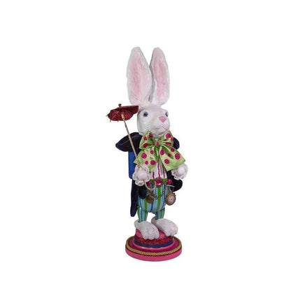 Kurt Adler 18" Hollywood Nutcrackers™ White Rabbit Nutcracker - - Nutcrackers