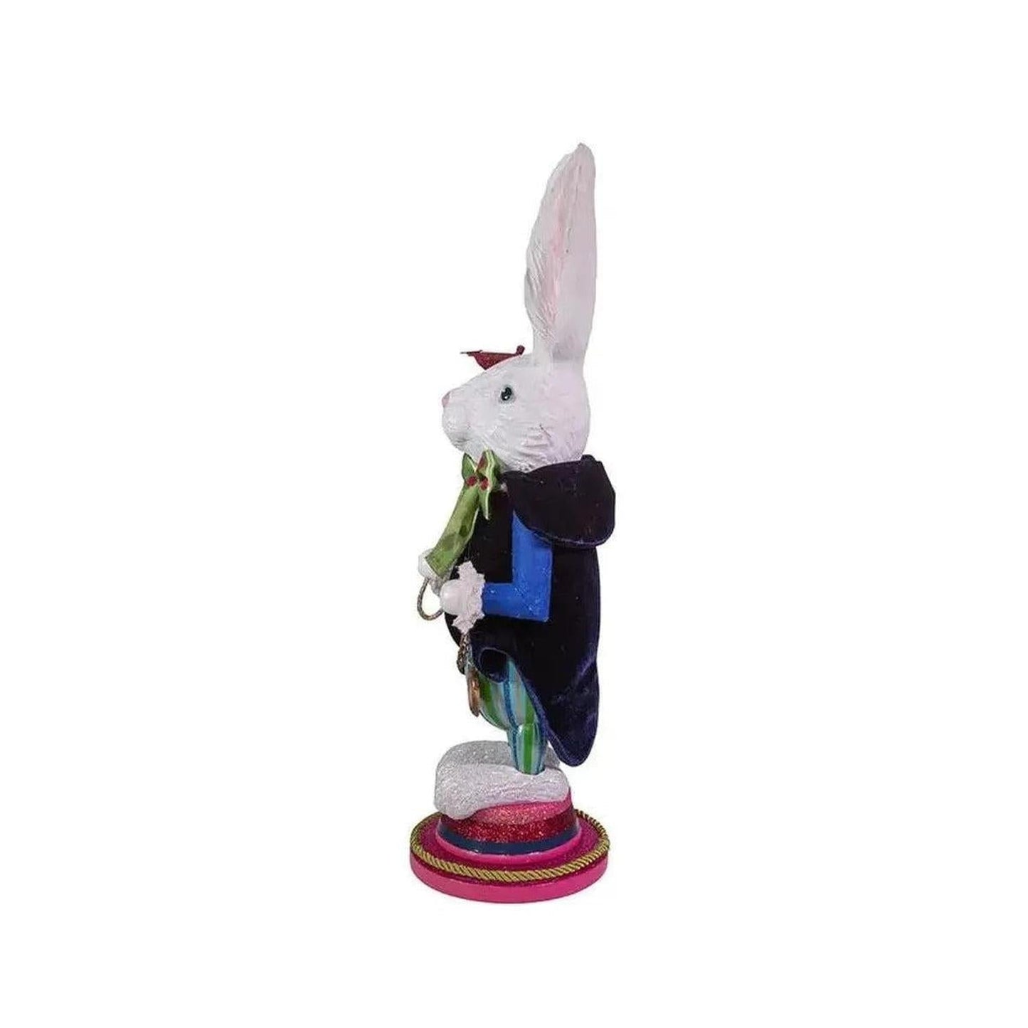 Kurt Adler 18" Hollywood Nutcrackers™ White Rabbit Nutcracker - - Nutcrackers