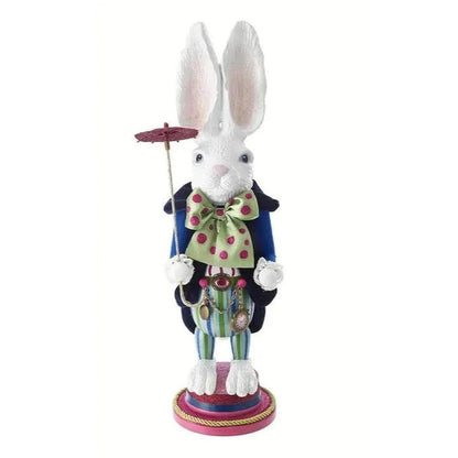 Kurt Adler 18" Hollywood Nutcrackers™ White Rabbit Nutcracker - - Nutcrackers