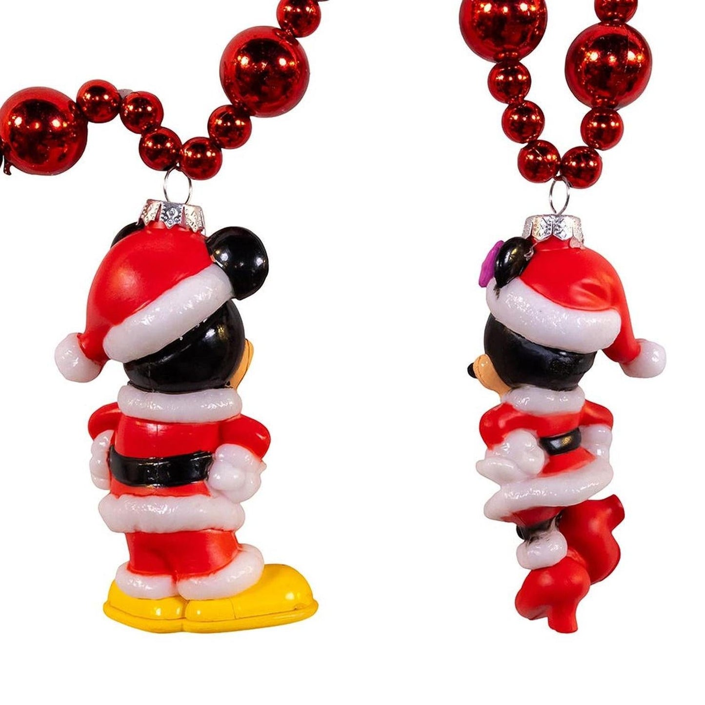 Kurt Adler 4-Foot Mickey and Minnie Lighted Garland - - Christmas Decor