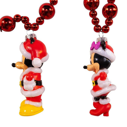 Kurt Adler 4-Foot Mickey and Minnie Lighted Garland - - Christmas Decor